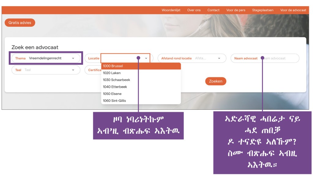 printscreen advocaat.be